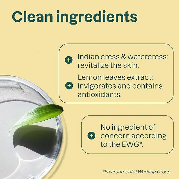 ATTITUDE Micellar Foaming Facial Cleanser, EWG Verified, Dermatologically Tested, Plant and Mineral-Based, Vegan, Lemon Le...