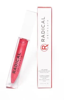 Radical Skincare Lip Luster Hyaluronic Infused Rose Lip Gloss – High Shine, Hydrating Formula for Soft, Radiant Lips | Cru...