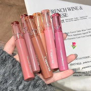 6 PCS Hydrating Plumping Lip Gloss Tinted Lip Balm Set,Mirror Liquid Water Glow Lipstick,Long Lasting Waterproof Moisturiz...