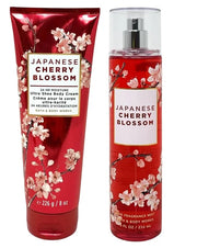 Bath & Body Works Fine Fragrance Mist & Ultra Shea Body Cream Japanese Cherry Blossom 2 Piece Set Full Size 8oz. - Product...