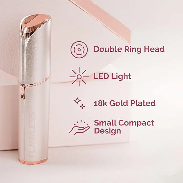 Finishing Touch Flawless Women's Painless Hair Remover, Blush/Rose Gold - Product Image