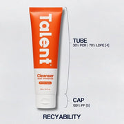 Talent Essential Starter Skincare Set - 90 Day Supply, Korean Skincare, EWG Verified, Fragrance-Free Daily Cleanser (3.0 o...