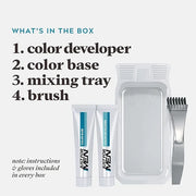Just For Men Mustache & Beard, Beard Dye for Men with Brush, With Keratin Biotin Aloe and Coconut Oil for Healthy Facial H...