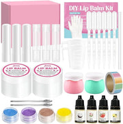 JCOOS Lip Gloss Making Kit, Lip Gloss Set for Teens Lip Kit Fun DIY Lipgloss Making Kit, Diy Lip Balm Kit Make Your Own Li...