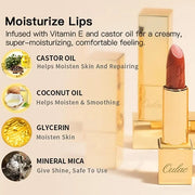 Oulac Metallic Red Lipstick Set 3PCS High Impact Lipcolor with Moisturizing Formula, Vegan Beauty, Full-Coverage Lip Color...