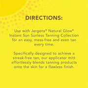 Jergens Natural Glow Body Applicator Mitt, Flawless, Streak-free Tanning Blender Glove, Reusable Tanning Mitt Protects Han...