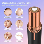 Facial Hair Remover for Women, Device, Remover Women Face, Finishing Touch Upper Lips, Chin & Cheeks, USB Rechargeable wit...
