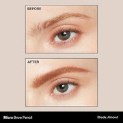 Morphe Micro Dual Eyebrow Pencil - Dual-Ended Brow Pencil Featuring a Retractable, Ultra-Precise, Pointed Tip - Richly Pig...