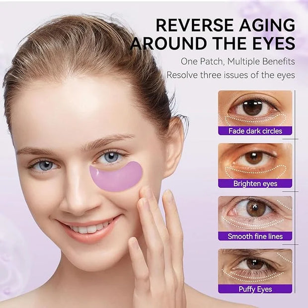 LANBENA Retinol Under Eye Patches for Dark Circles and Puffy Eyes, Cooling Eye Masks for Eye Bags, Fine Lines & Wrinkles R...