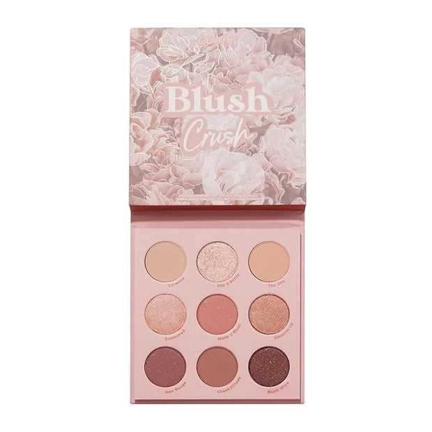 ColourPop Blush Crush Eyeshadow Palette - Brown, Gold & Pink Shadow Palette with Metallic and Matte Finishes - High-Pigmen...
