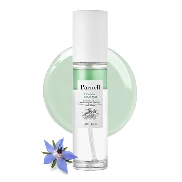 Parnell Cicamanu Serum Mist - Centella Asiatica, Hyaluronic Acid, Ceramide, LHA, Balancing Oil, Moisturizing and Soothing ...