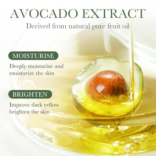 Avocado Skincare Sets,Skincare Gift Set with Facial Cleanser, Face Serum, Face Cream, Eye Cream, Toner, moisturizing Lotio...