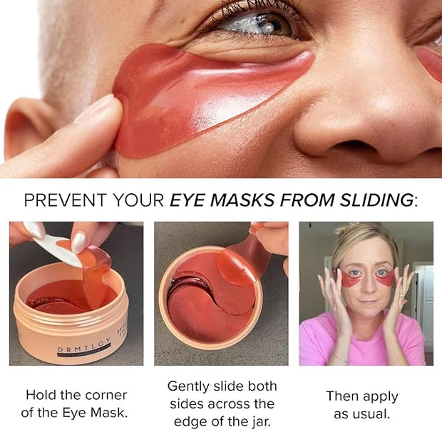 DRMTLGY Bright Eyes Set: HPR Eye Cream & Brightening Eye Masks - Target Dark Circles, Puffiness, Wrinkles, and Bags Under ...