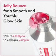 PDRN Collagen Jelly Cream, 5,000ppm Salmon DNA PDRN, Niacinamide, Hydrolyzed Collagen, Glow, Hydrating, Firming, Uneven Sk...
