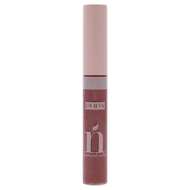 Pupa Milano Natural Side Lip Gloss - High Shine And Color Payoff - Nourishing Formula - Made With Natural Ingredients - En...
