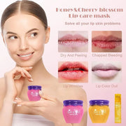 2PCS Lip Mask Overnight, Honey&Sakura Day