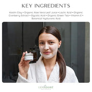 Flawless Fruits Antioxidant Mask – Lavender and Peach Face Masks Skincare Enriched with Red Wine, Green Tea Extracts – Rev...