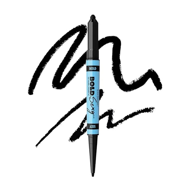 Black Radiance Bold & Sexy Gel Eyeliner,Waterproof Dual-Ended Retractable, Buildable & Blendable Smudge-Proof Smooth Matte...