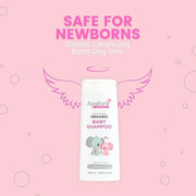 Organic Baby Shampoo - Plant-Based, Vegan & Gentle for Toddler, Moisturizing, Softens Hair - Girls & Boys Newborns, Kids S...