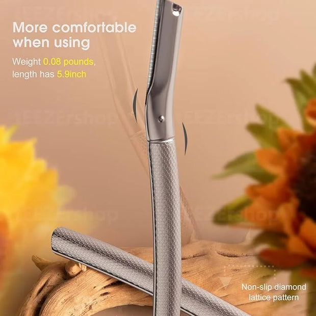 Dermaplane Razor for Women Face with 20PCS Blades,Professional Facial Razors for Peach Fuzz and Eyebrow Hair Removal,Stain...
