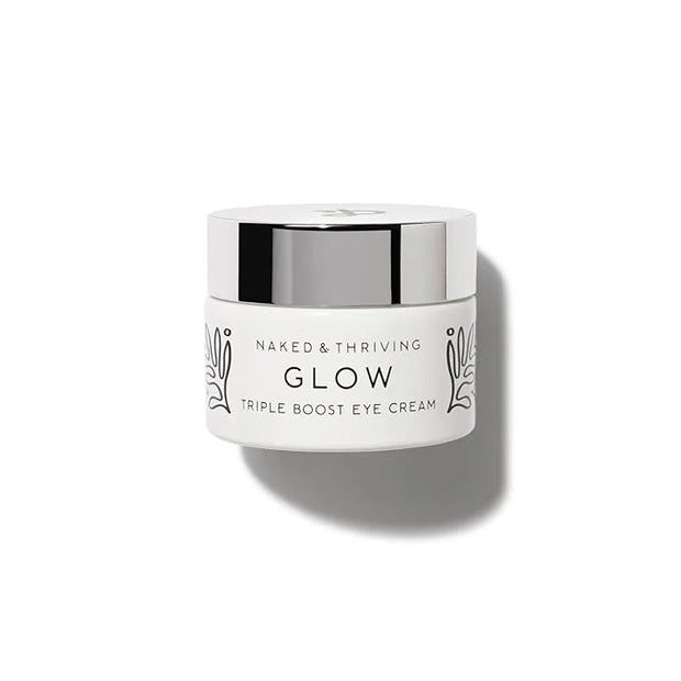 Naked & Thriving Glow Triple Boost Eye Cream | Hyaluronic Acid & Squalane | Hydrate, Moisturize & Nourish | Vegan, & Natur...