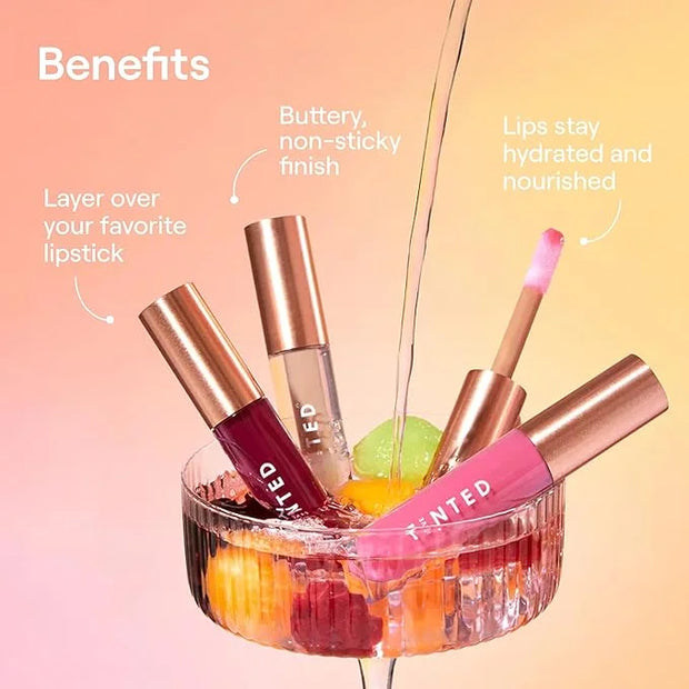 Live Tinted Softgloss Juicy Lip Gloss For Women – Hydrating Non-Sticky Lip Gloss with Hyaluronic Acid, Coconut Oil & Shea ...