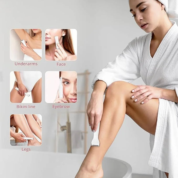 4-in1 Facial Hair Removal for Women, Painless Electric Face Shaver, USB Rechargeable, Ease of Use, Portable - Product Image