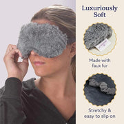 warmies Microwavable Eye Mask for Warmth & Comfort - Heating & Cooling Compress for Calming Relaxation - Weighted & Heated...
