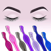 Mudder 28 Pcs Eyebrow Razor Knife Shaver Trimmer Shaver Multipurpose Exfoliating Tool Facial Hair Removal for Women Valent...