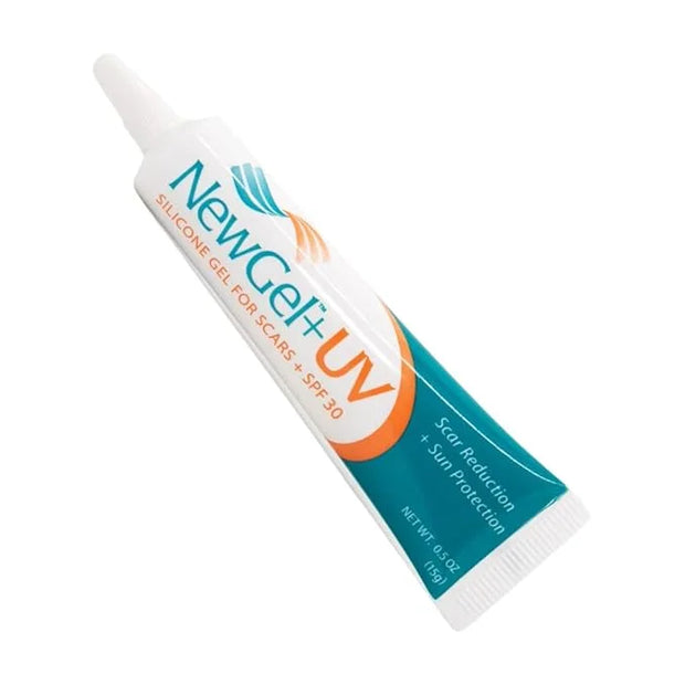 NewGel+UV Advanced Silicone Scar Gel for OLD and NEW Scars with SPF30 Mineral Sunscreen, Ideal for Facial Scars Exposed to...