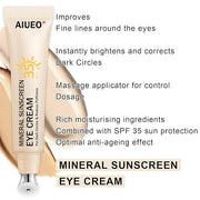 Mineral Eye Cream for Sunscreen, 3-in-1 Anti-Aging Eye Cream,Filter Phone Blue Light for Dark Circle and Fine Lines,15ML(#...