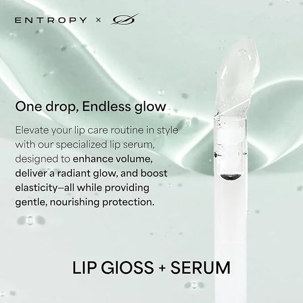 ENTROPY Makeup Charm Ultra Glossy Lip Serum, Nourish Lip Care with Amino Complex, Hydrating, Cooling Care, Non-Sticky, Hig...