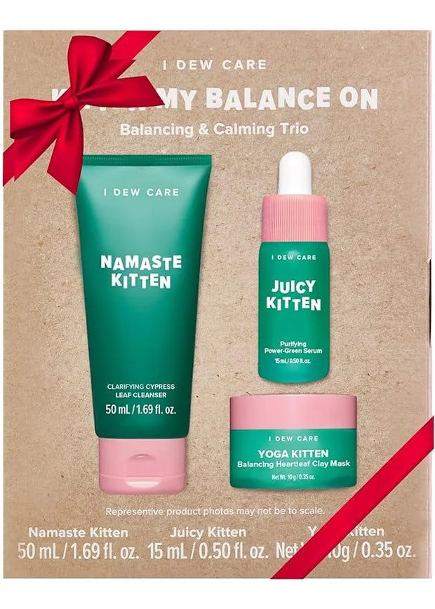 I DEW CARE Hydrogel Eye Patch - Starlit Kitten, 5 EA + Skincare Set - Kitten My Balance On Bundle - Product Image