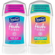 Suave Aluminum-Free Deodorant, Kids & Teen Girls – Fresh Vibes Berry Bliss & Awesome Blossom, 48H Protection, 1.2 Oz Ea - ...