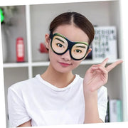Mobestech 2pcs Travel Eye Mask Eye Mask for Travel Spoof Eye Mask Stereoscopic Eye Mask Eye Printing Eyeshade Funny Eye Ma...