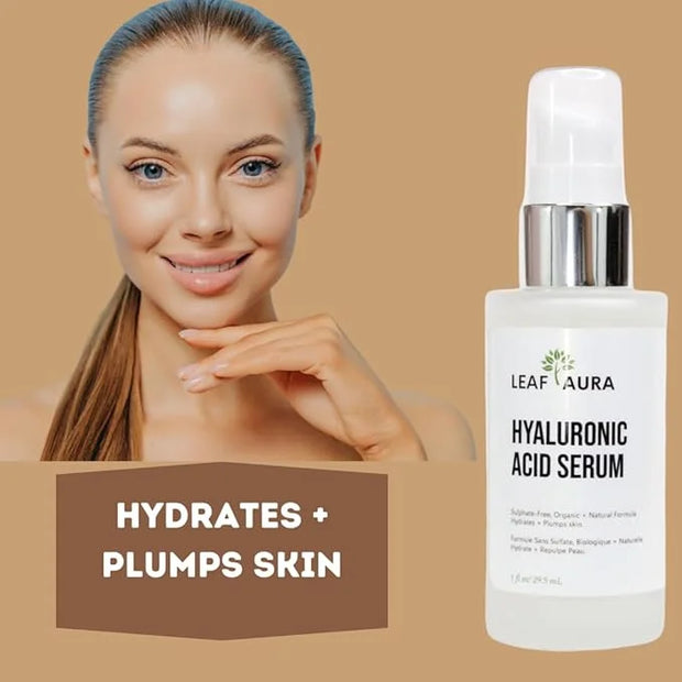 Skin Care Products Combo (5 Items) - Comes With Charcoal Cleanser, Grapefruit Cleanser, Vitamin C Serum, Hyaluronic Acid, ...
