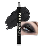 evpct Pearl Black Shimmer Cream Eye Shadow Brightener Sticks Set for Eyes, Black Shimmery Matte Pencil Eye shadow Applicat...