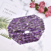 ideayard Jade Mask, Amethyst Crystal Face Cold Mask for Headache/Migraine Relief Mask, Weight Compress Mask Cover Eye for ...