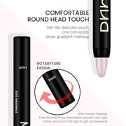 Kaely 2Pcs Cream Eyeshadow Sticks Set for Eyes Waterproof,Champagne Shimmer & Pearl Shimmer Matte Eye shadow Stick Pencil ...