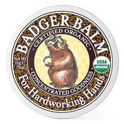 Badger - Hardworking Hands Healing, Aloe Vera & Wintergreen, Working Hand Balm, for Dry Hands, Moisturizer Balm, Certified...