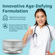 Age-Defiance Eye Cream - Day & Night Moisturizer with Nitric Oxide, Hyaluronic Acid, Complex Peptides, Ceramides - Hydrati...