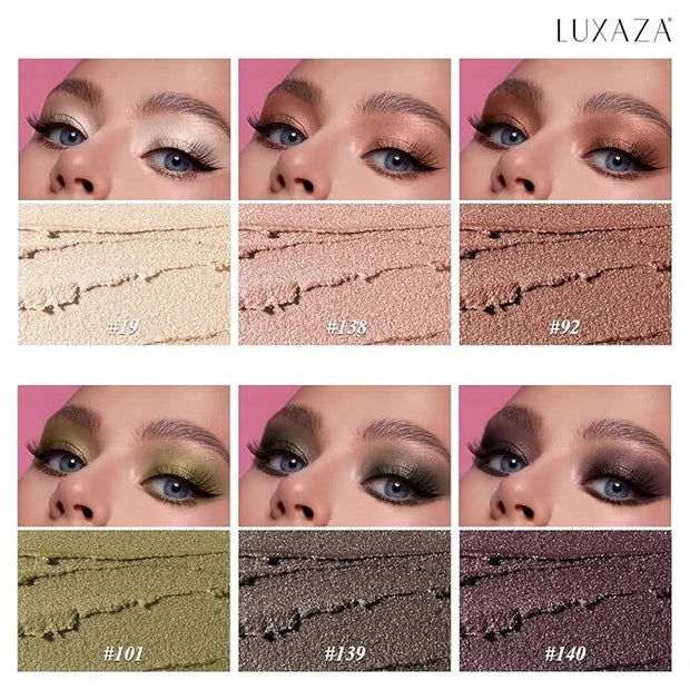 Neutral Eyeshadow Stick Makeup Set, Metallic Shimmer Matte Cream Eye Shadow Eyeliner Brightener Pencil Crayon - Classic 6P...