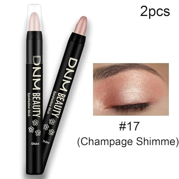 evpct 2Pcs Cream Eyeshadow Sticks Set for Eyes Waterproof, Champagne Shimmer Matte Eye shadow Stick Pencil Pen Bulk sombra...