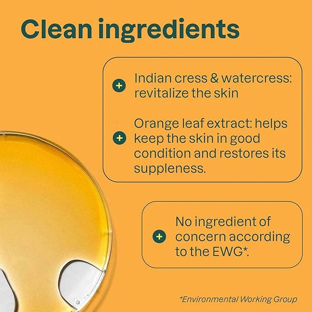 ATTITUDE Micellar Foaming Facial Cleanser, EWG Verified, Dermatologically Tested, Plant and Mineral-Based, Vegan, Orange L...