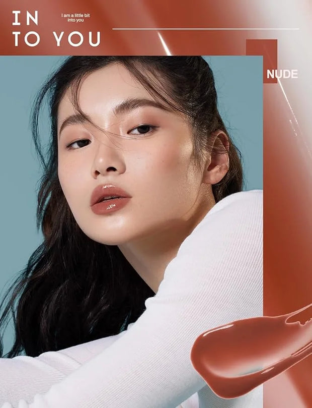 INTO YOU Lip Gloss Coco Liquid Moisturizing Lipstick Long Lasting Lip Stick Lip Stain Makeup Glitter Shine Non-sticky Lips...
