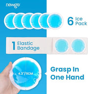 NEWGO Bundle of Cooling Eye Mask Gel and Small Ice Packs - Product Image