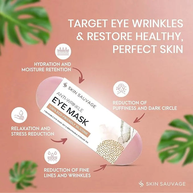 Anti-Wrinkle Eye Mask Set with Stylish Storage Tin to Revitalize and Rejuvenate - Product Image