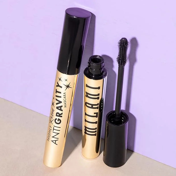 Milani Mascara Volume and Length, Highly Rated Anti-Gravity Black Shade with Castor Oil and Molded Hourglass Shaped Lash C...