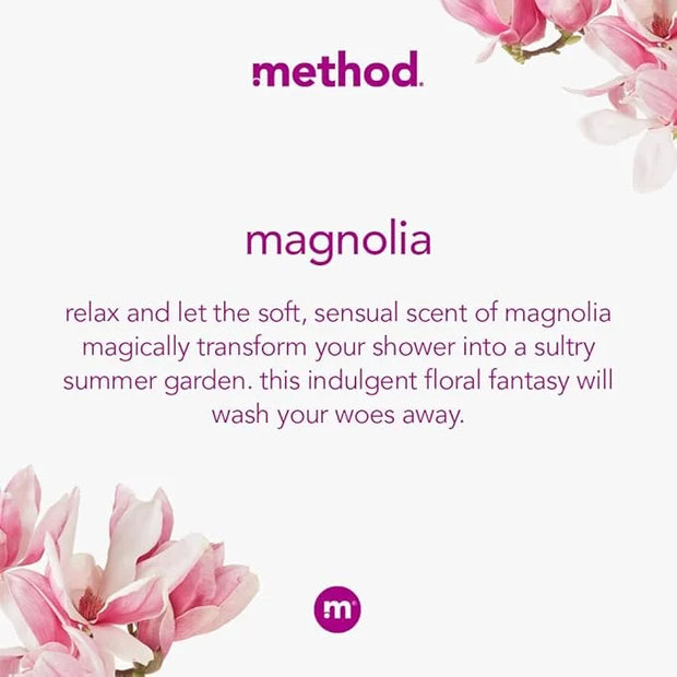 Method Body Wash, Magnolia, Paraben and Phthalate Free, 18 oz (Pack of 6) - Product Image