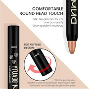evpct 2Pcs Cream Eyeshadow Sticks Set for Eyes Beige Gold & Bronze Gold Shimmer Eye Crayon Shadow Brightener Stick Pencil ...